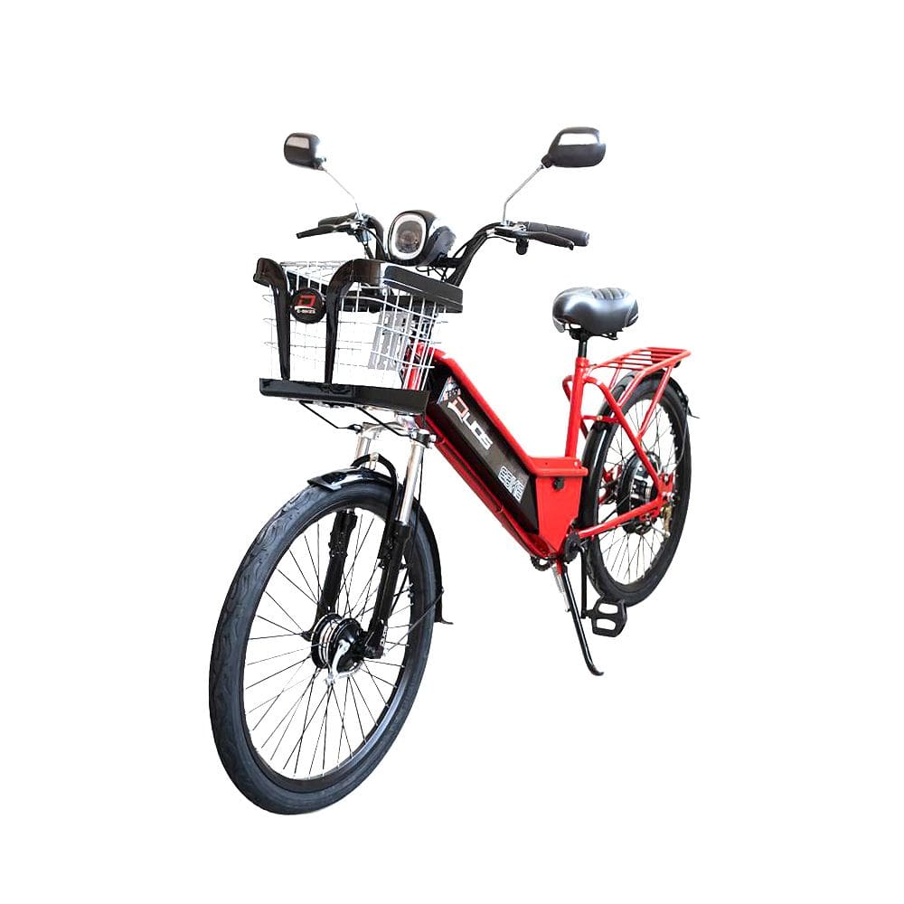 Bicicleta Elétrica - Aro 24 - New Confort 800w Lithium - Vermelha - Duos Bikes