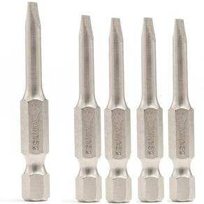 Jogo De Bits Fenda 3X50Mm Encaixe 1/4Pol 5 Peça St59311 Sata