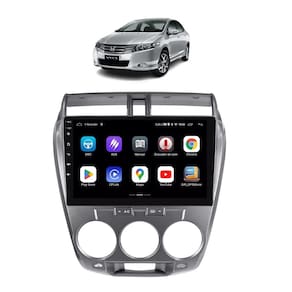 Kit Multimídia City 2008 / 2014 Ar Analógico 9 Pol Android Carplay 2/32GB - 915BR ROADSTAR