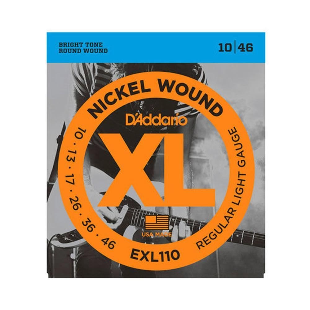 Kit 3 Und. Encordoamento Para Guitarra D`Addario Exl110