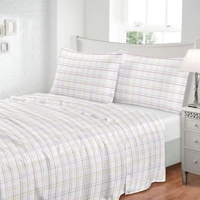 Jogo De Cama 3 Peças 300 Fios Toque De Seda - Jolitex - Branco Liso - Queen