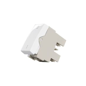 Módulo Interruptor Bipolar Simples MarGirius Sleek 25A Branco