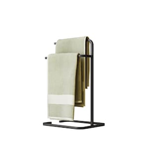 Suporte Porta Toalha de Rosto Duplo para Bancada de Banheiro Lavabo - ÉdeCasaMóveis