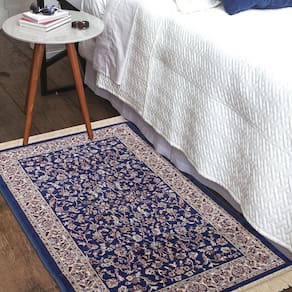 Tapete Belga de Veludo com Franja Clássico Importado - Jolitex - Vise - 200x250cm