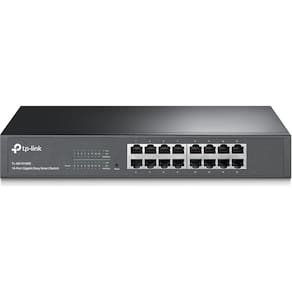 Switch 16 Portas TP-Link Gigabit 10/100/1000 Mbps Rack/Desk - TL-SG1016D