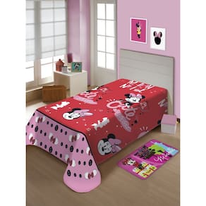 Manta Disney Infantil 150x200cm - Manta Fun Minnie