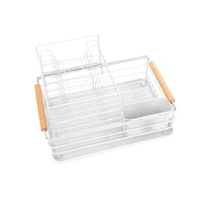 Escorredor De Louças Brenem Duplo 2 Andares 44x31x24cm - Jolitex MEK - Branco