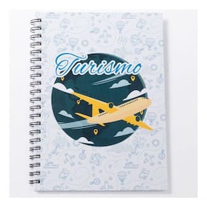 Caderno Universitário 100fls Turismo Profissões