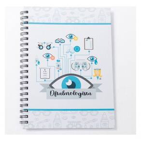 Caderno Universitário 100fls Oftalmologia Profissões