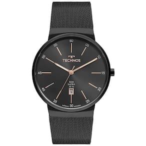 Relógio Technos Masculino Slim safira GM12AG/1P