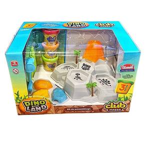 Kit Massinha de Modelar Club Massa Dino Land 590 - Usual