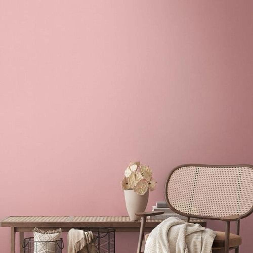 Papel De Parede Antigua Aspecto Têxtil Rosa 389042ag