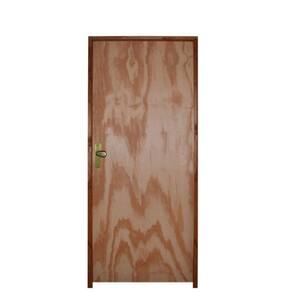 Kit Porta Lisa Mescla 92 X 210 Batente Ecológico 11cm Fechadura Interna Lado Esquerdo - Hale