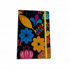 Caderneta Para Anotações Desenho Organização 13,5x20,5cm Estampas Modelo Floral2