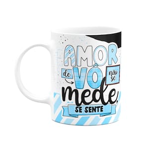 Caneca dos Avós - Amor de vô não se mede, se sente