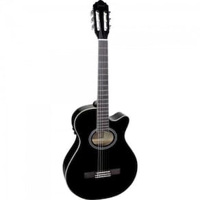 Violão Mini Jumbo Giannini Gnf-1D Nylon Preto