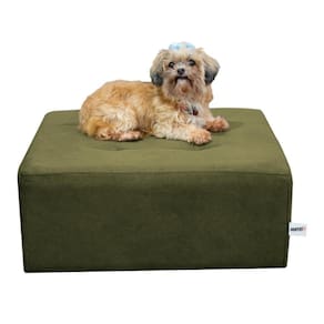 Cama Box Para Cachorro E Pet Quadrado Chumbo Light
