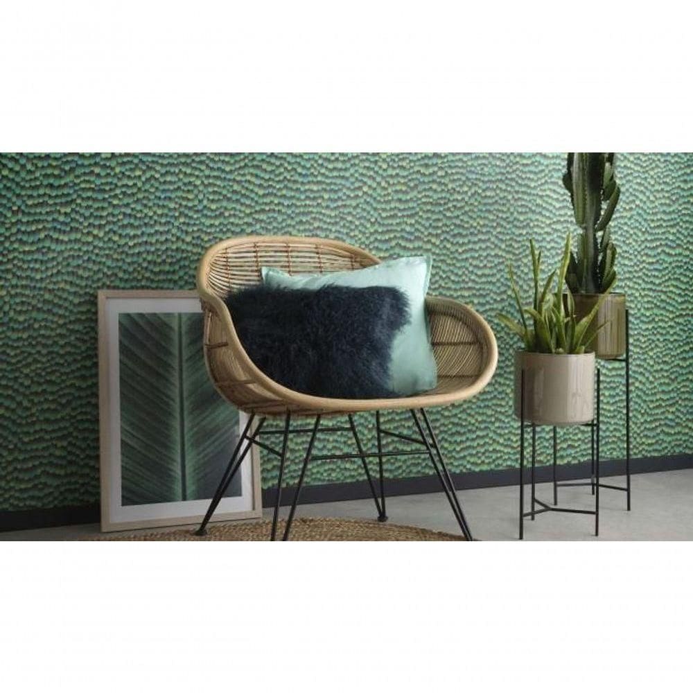 Papel De Parede Raízes Aspecto Têxtil 1012918 Tam. 5m²