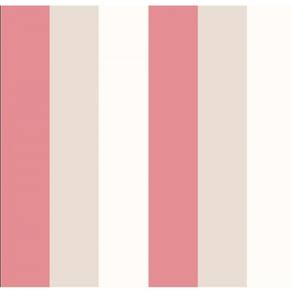 Papel De Parede Treboli Listrão Vermelho 5885 - Rolo 10m X 0,53m