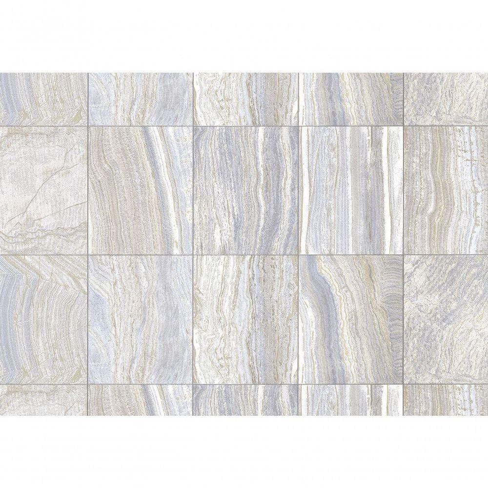 Papel De Parede Terra Gracia Square Marble (bianco Silver) 831031 Terra Gracia 831031