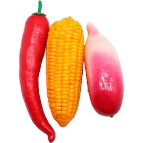 Kit Decoração Hortaliças Legumes Artificiais Em Isopor 12 Peças
