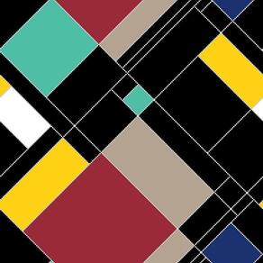 Papel De Parede A Maze Geometric Art Am22735 - Rolo 10m X 0,53m