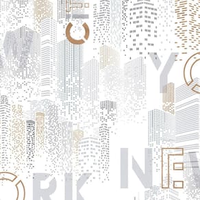 Papel De Parede Les Aventures 4 New York 11201103 Tam 4m²