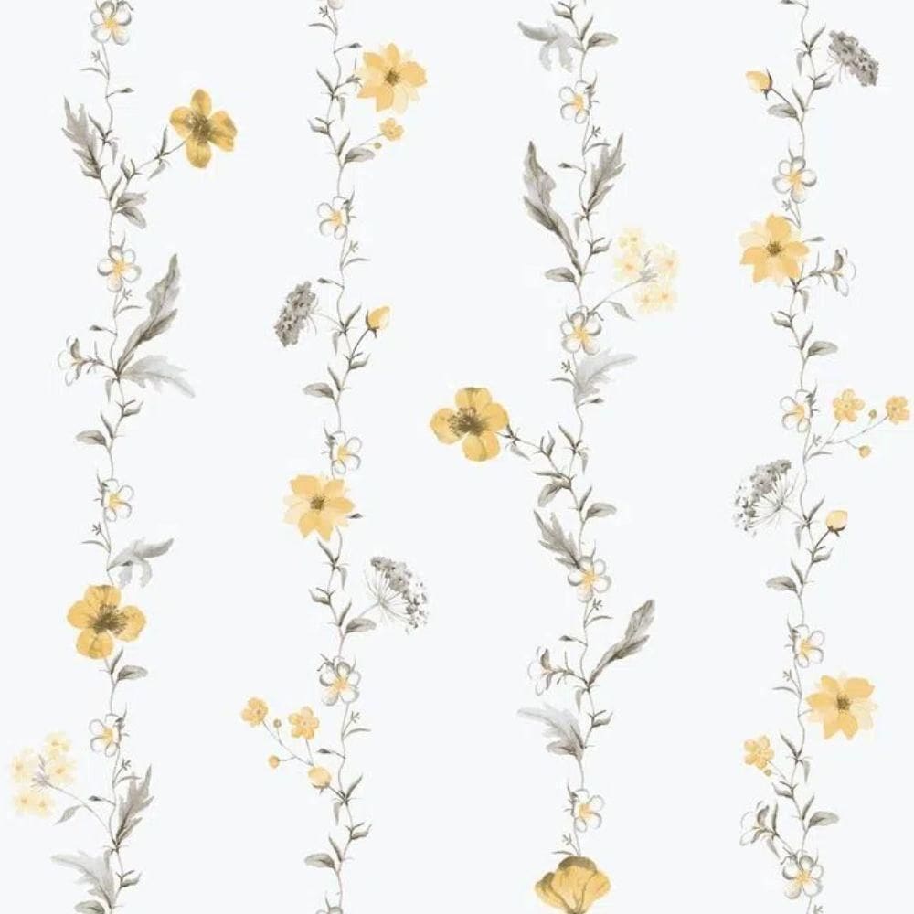 Papel De Parede Hana Floral Amarelo 1902-2