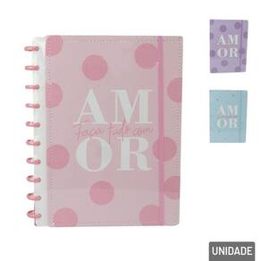 Caderno Espiral 87FL Disco Inteligente Frase Colors - Tudo em Caixa