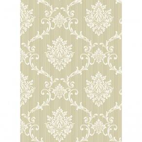 Papel De Parede Flow Damask Fundo Riscado A8011002 Rolo 10m X 0,53m