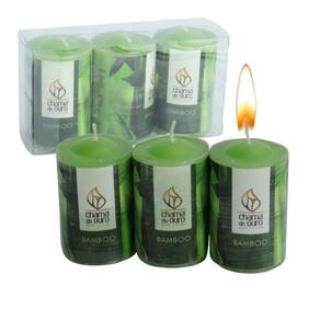 Vela Aromática 40g Cada 3 Peças Bamboo - Tudo em Caixa