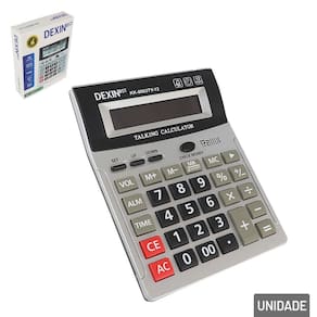 Calculadora de Mesa 12 Dígitos VOZ EM Portuguêss - Tudo em Caixa