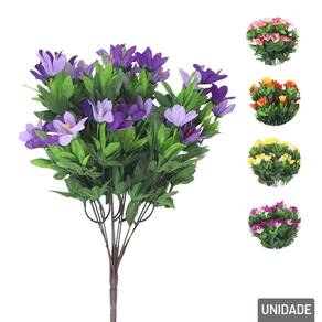 Buquê de Flores 40cm Artificial Color - Tudo em Caixa