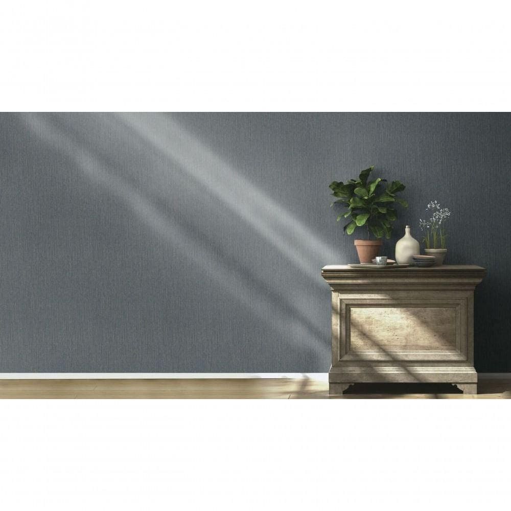 Papel De Parede Barbara Home Têxtil Azul Com Brilho 484281