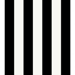 Papel De Parede Line Art Black Stripes Mt779201 - Rolo 10m X 0,53m