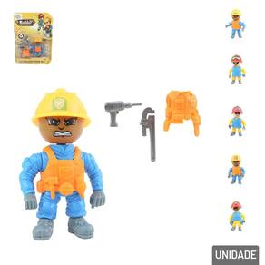 Boneco Monta e Desmonta Construção - Tudo em Caixa