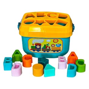 Balde De Encaixar Didático Brinquedo Educativo 16 Peças