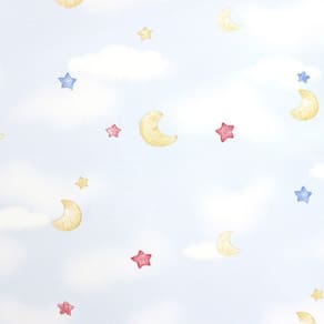 Papel De Parede All Kids Céu Estrelado H2911201 Rolo 10m X 0,53m