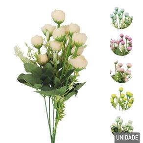 Buquê de Rosas 35cm Artificial Color - Tudo em Caixa