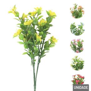 Buquê de Flores 35cm Artificial Color - Tudo em Caixa