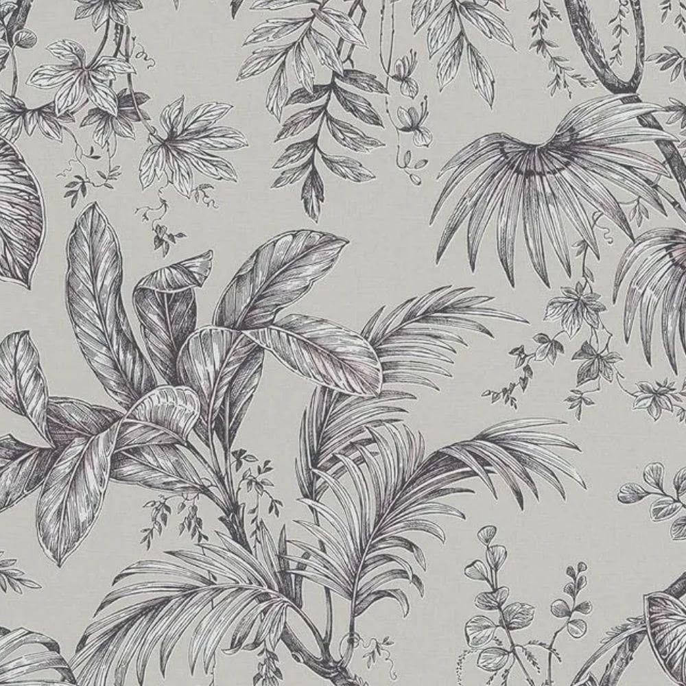 Papel De Parede Jackie Folhagem Bege 6818-20