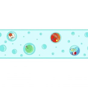 Faixa De Parede Play 98914 - Tam 10m X 17,5cm (c X A)