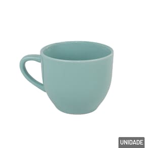Caneca de Porcelana 170ml Verde - Tudo em Caixa
