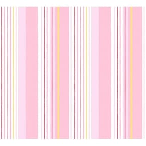 Papel De Parede Treboli Listrado Rosa 5641 - Rolo 10m X 0,53m