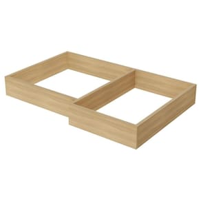 Fechamento De Cozinha Modulado Kit De Rodapé De Canto Multilinha 80x52x10cm Nature