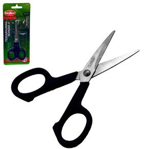Tesoura de Inox 4" para Bordar - Cabo de Plástico - Tudo em Caixa