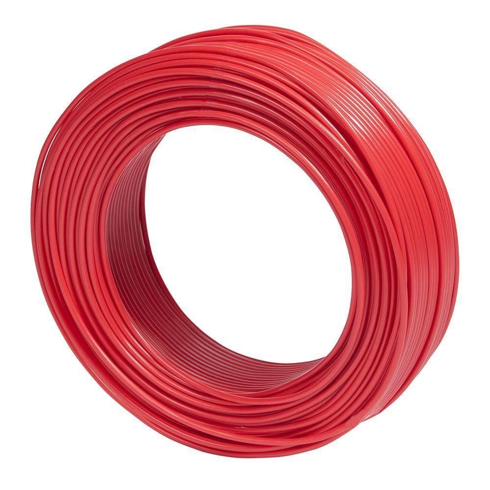Cabo Flexivel Remoto Technoise 100% Cobre Vermelho 2.50 Mm Rolo 100 Metros