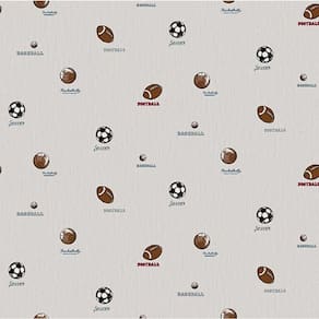Papel De Parede All Kids Esportes H2910505 Rolo 10m X 0,53m