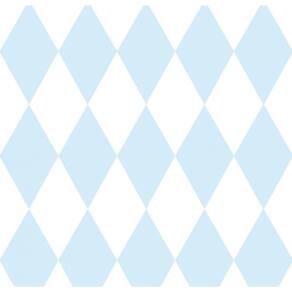 Papel De Parede Treboli Losangos Azuis 5861 - Rolo 10m X 0,53m