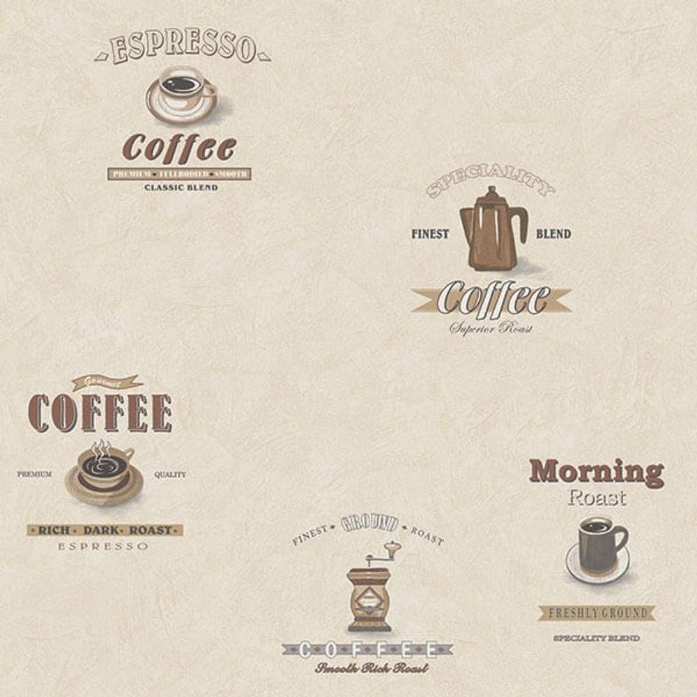 Papel De Parede Kitchen Recipes G12241 - Rolo 10m X 0,53m